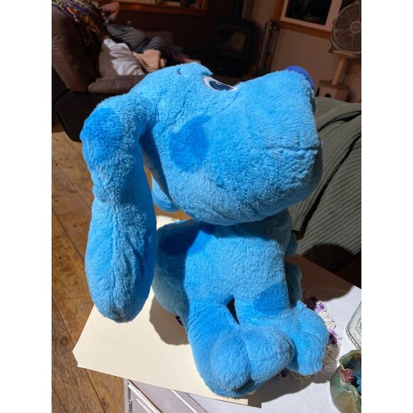 Nickelodeon 15" Big Hugs Blue Plush Stuffed Animal Toy Dog  PUppy Blues Clues - Picture 2 of 6
